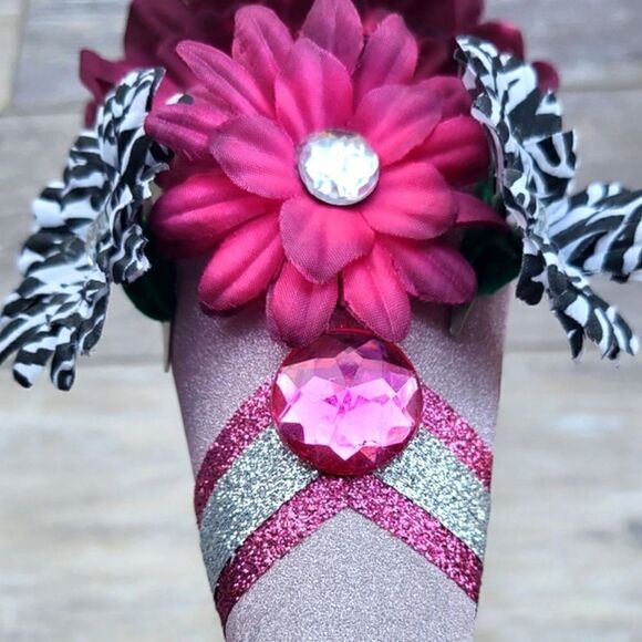 Christmas Dance recital gift!!! Gorgeous  Hair Clip Bouquet hand made - Picture 5 of 13